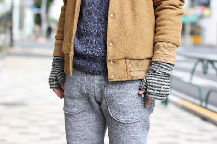 ARAN NEP KNIT × RAFFY SWEAT