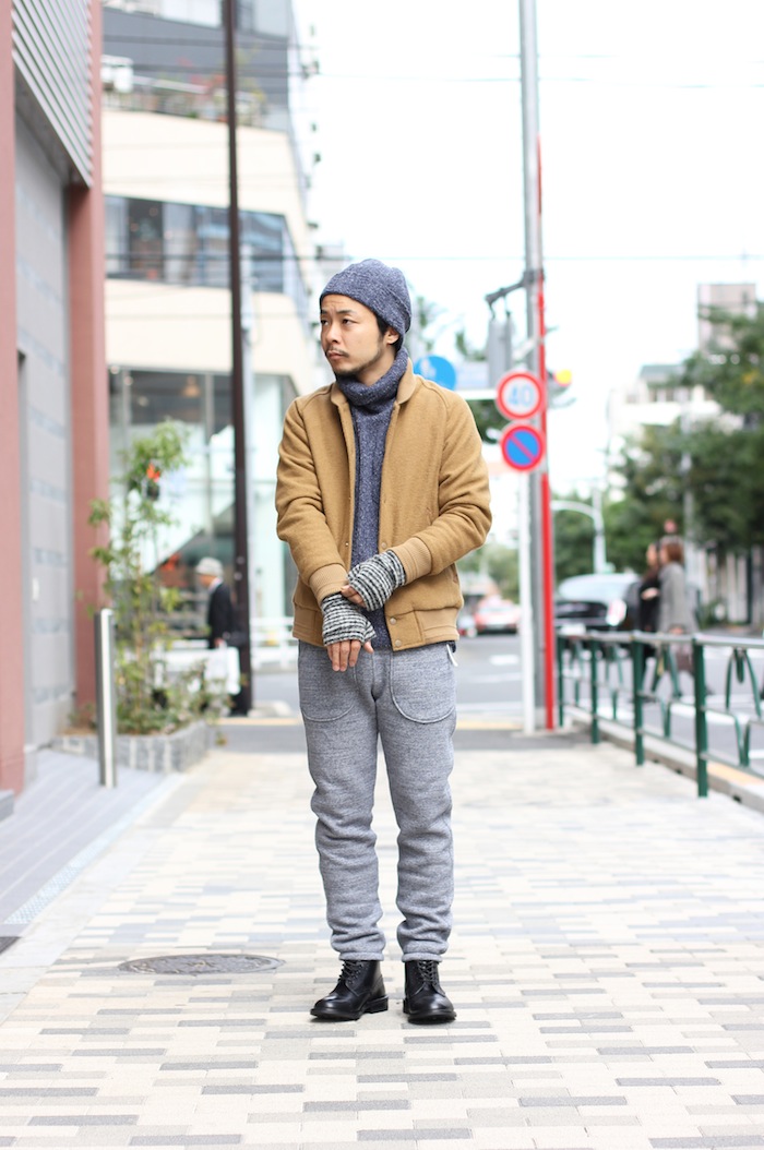 ARAN NEP KNIT × RAFFY SWEAT