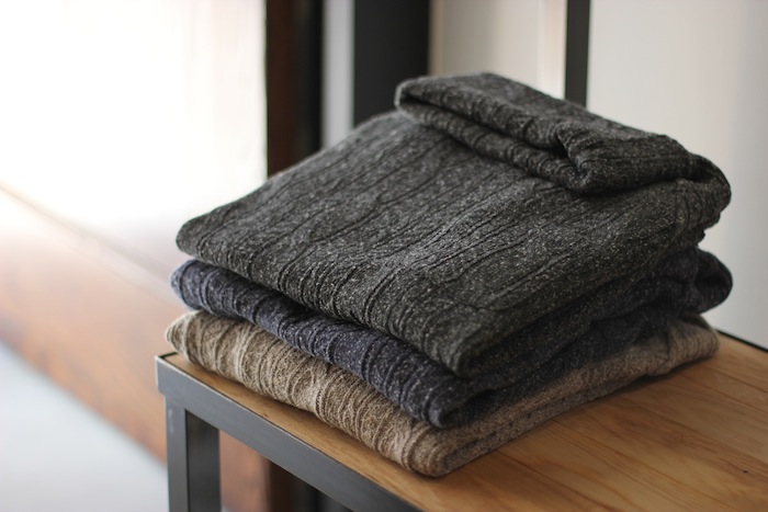 Ladies STYLE ~CABLE TURTLE NECK~