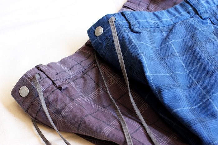 NP RIB TROUSERS CHECK