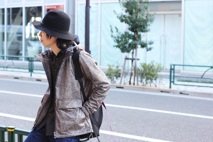 ×3L ALL PURPOSE PARKA（GRAY TWEED PRINT）