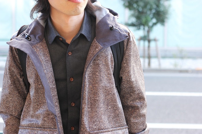 ×3L ALL PURPOSE PARKA（GRAY TWEED PRINT）