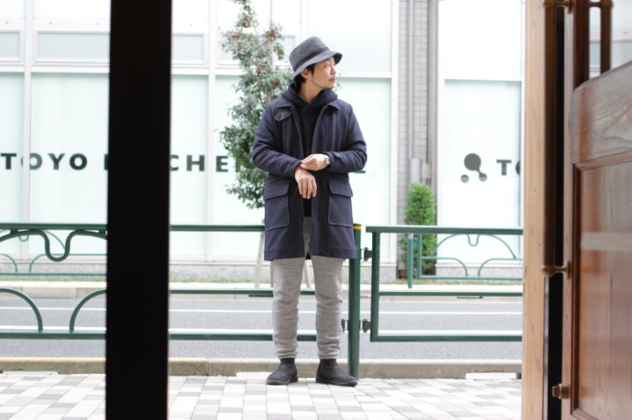 ×SHAGGY PO PARKA(NAVY)