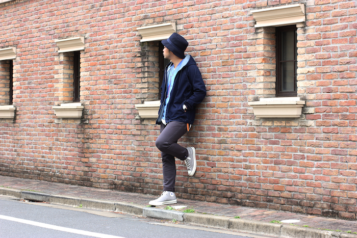 MAZARINE ZIP HOODY×LS PPM CARDE