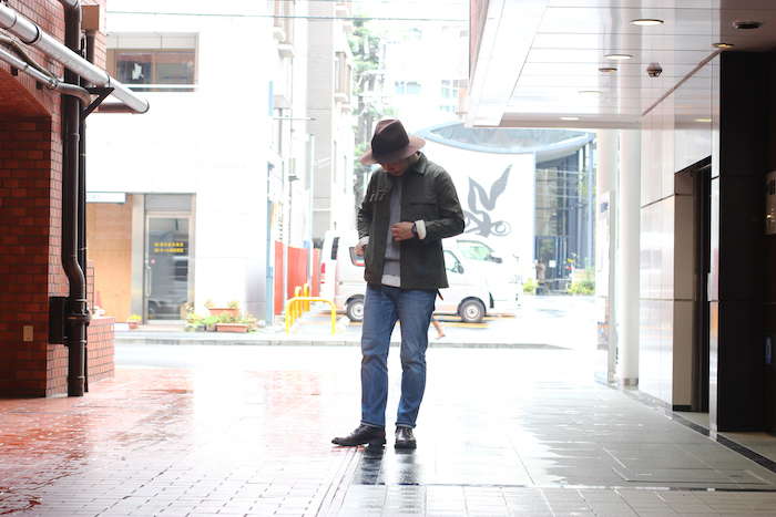 CAVALIER JACKET×FOLKSY KNIT SHIRTS