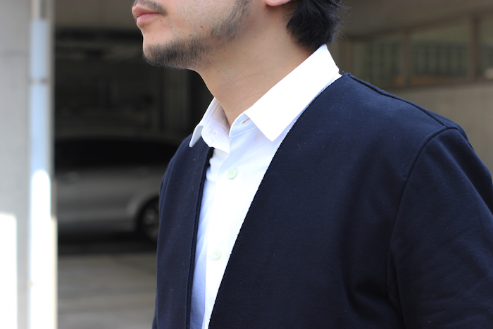 SET UP STYLE WITH NO COLLAR JACKET