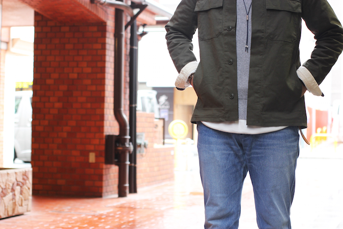 CAVALIER JACKET×FOLKSY KNIT SHIRTS