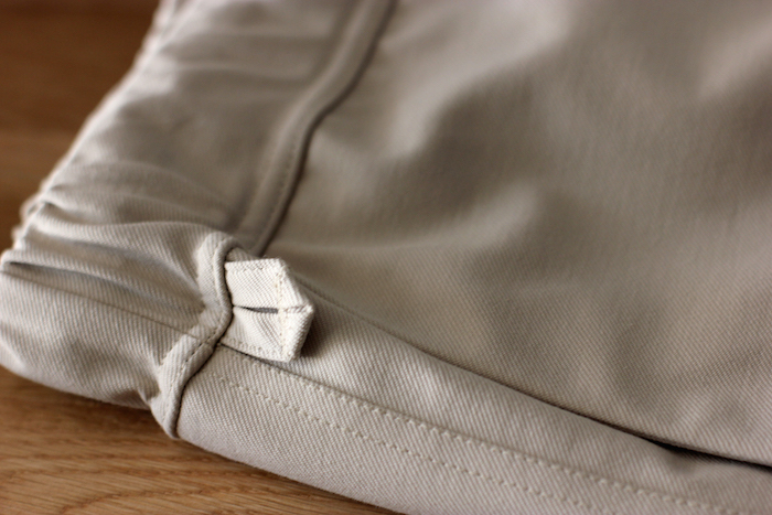 day by day -BLANK RIB TROUSERS-