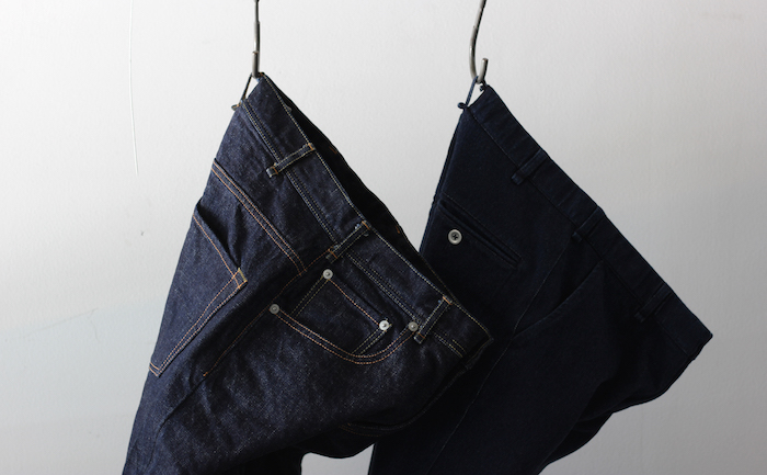 Left : N&T Denim Right : MAZARINE TROUSERS