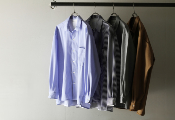 CLOUDY LS STRIPE  SHIRTS × CLOUDY LS SHIRTS