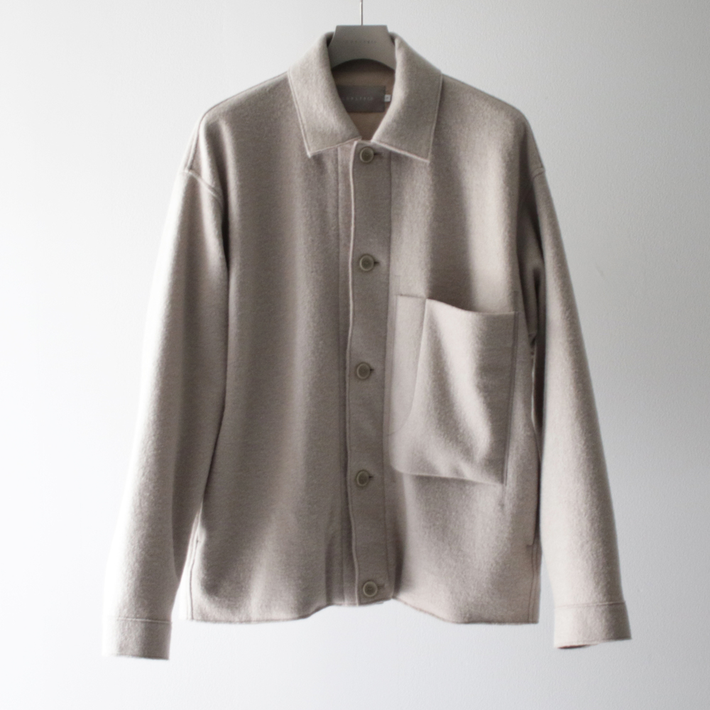 COMPRESSED WOOL CROPPED JACKET | JOURNAL | The Weft CURLY&Co. HEAD STORE