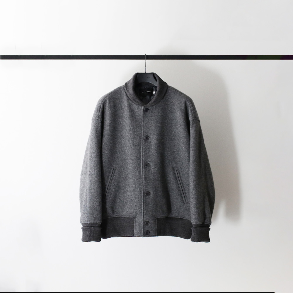 RECYCLED BISHU WOOL VARSITY JACKET | JOURNAL | The Weft CURLY&Co 