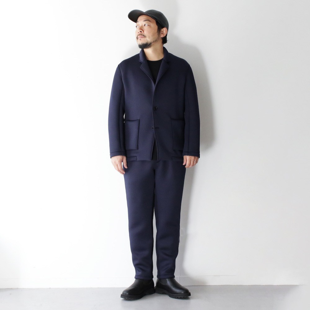 SMOOTH DOUBLE-KNIT SET UP-focus on the fabric- | JOURNAL | The 